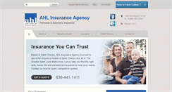 Desktop Screenshot of ahlinsuranceagency.com